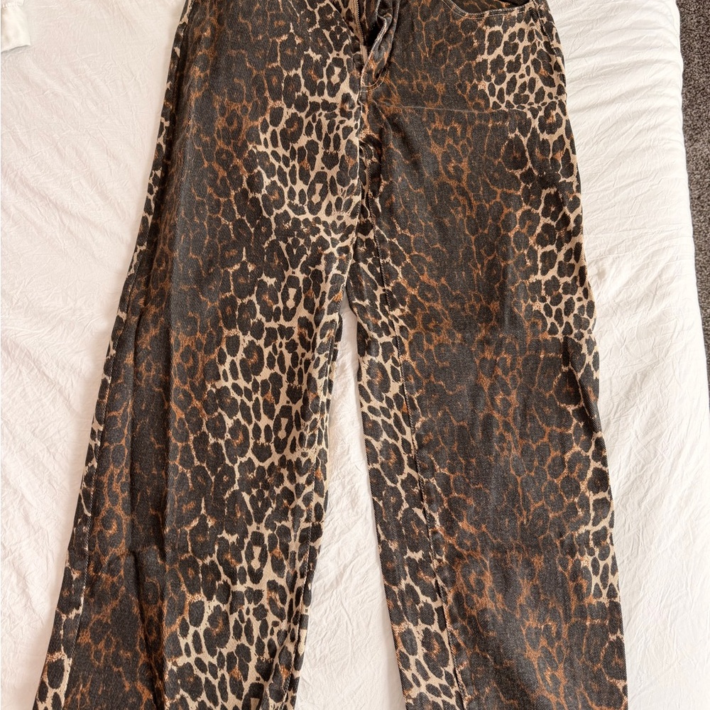 Edikted Animal Print Trousers